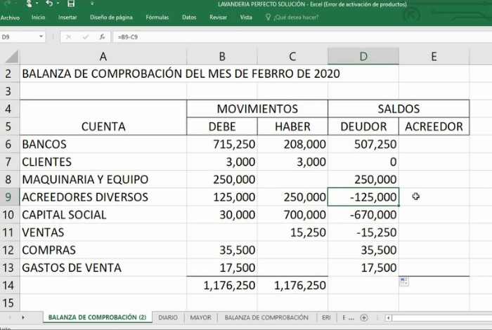 Balanza de Comprobacion