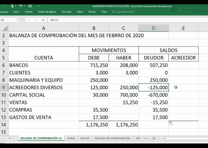 Balanza de Comprobacion